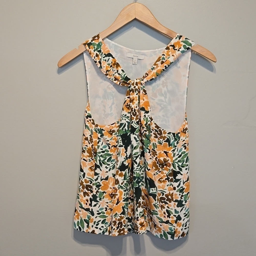 JOIE Women 100%Silk Top sleeveless blouse sz S